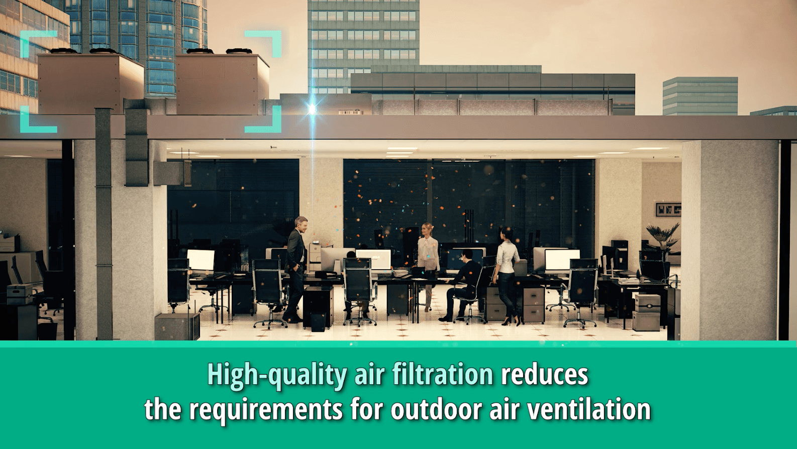 Minimum ventilation and high-efficiency air filtration video